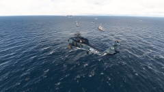 Flottenparade am 5.10.25 vor Helgoland